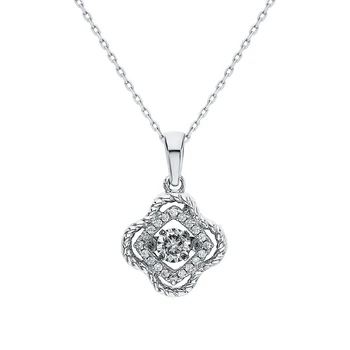 

Silver Pendant with cubic zirconia sunlight sample 925