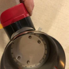 Motorized Damper Pipe-Valve Ventilation Air-Duct Electric Stainless-Steel HVAC 220V 