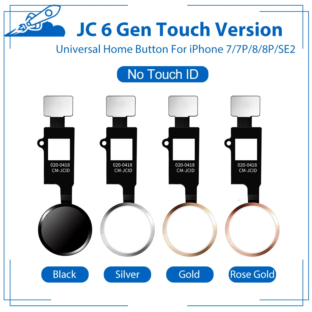 Universal Home Button With Flex Assembly For iPhone 7/7P/8/8P/SE2 Replacement Return Back No Touch ID Touch Edition afbeelding