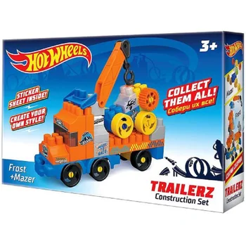 

Developing children's construction set Bauer 722 "Hot Wheels" series "Trailerz" Frost + Mazer