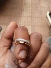 Huitan-Anillos cruzados de alta calidad para mujer, joyería de moda para boda, compromiso, fiesta, cristal brillante de circón