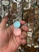 2 unids/par-lentillas de colores para disfraz de Halloween, lentes de contacto para ojos de Anime, colores para Cosplay, Rojo