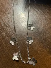 Collar de mariposa con colgante de cadena para mujer, gargantilla de cuentas en capas, de Color dorado y plateado, joyería Bohemia para playa, regalo barato