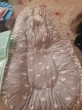 Cama nido para bebé de 85x50cm con almohada, cuna portátil de viaje, cuna de algodón para bebé recién nacido, cuna parachoques