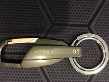 QOONG-Llavero de Metal para hombre, llavero de aleación de Zinc con grabado personalizado, Y09, 2021