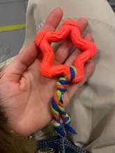 Interactive-Toy Rubber Knot Small-Dog-Training Durable-Shape Chewing Natural Pet-Dog