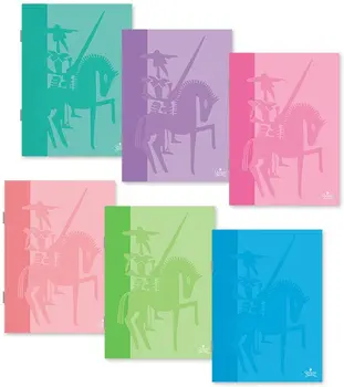 

Quixote Pack 6 books stapled softback cover, A4 size, 48's graph paper 4x4mm