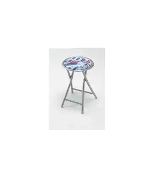 

Decorative folding tube stool.