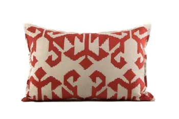 

Red Sand polyester cushion cover geometric motifs 60X40
