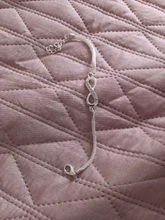 Pulsera Infinity con diamantes de imitación para hombre y mujer, joyería