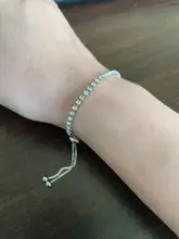 Pulsera de cristal de lujo con microincrustaciones para mujer, pulsera de circón ajustable Simple, joyería de mano, pulsera de moda