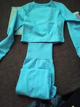Ropa de gimnasio sin costuras parra Fitness, Leggings de cintura alta, trajes deportivos, ropa deportiva