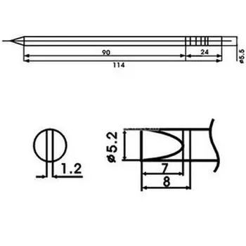 

AOYUE LF-52D welder Tip with resistance included