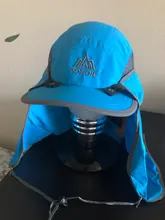 AONIJIE-Sombrero de pesca E4089 Unisex, gorra visera para exteriores, protección solar UPF 50 con cubierta de solapa de cuello y Oreja extraíble para senderismo