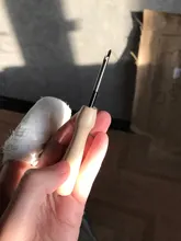 Bolígrafo para bordar y tejer, para manualidades, enhebrador de aguja, mango de madera, herramientas y accesorios de costura