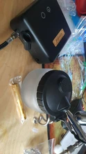Nasedal-compresor de aerógrafo de doble acción, función de parada automática, conjunto PISTOLA DE PULVERIZACIÓN, interruptor táctil de potencia ajustable, 0,2mm/0,3mm/0,5mm