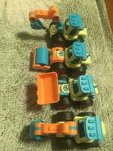 Tuerca de desmontaje de carga de camión de ingeniería, excavadora, tornillo para niños, herramienta creativa, juguetes educativos, modelo de coche