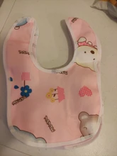 Recién Nacido bebé niño bebé bufanda impermeable, de Saliva bebé Saliva toalla babero de dibujos animados suave pelusa babero (Gamuza + PU impermeable de la capa)