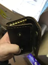 FANCODI-Llavero de cuero genuino Vintage hecho a mano para hombre y mujer, Funda de cuero para llaves, organizador de llaves