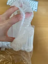 Gorro estéril desechable, cubierta de tela no tejida desechable con microcuchillas para maquillaje permanente, gorras de malla estériles para cejas, tatuajes, catering, 100 uds.