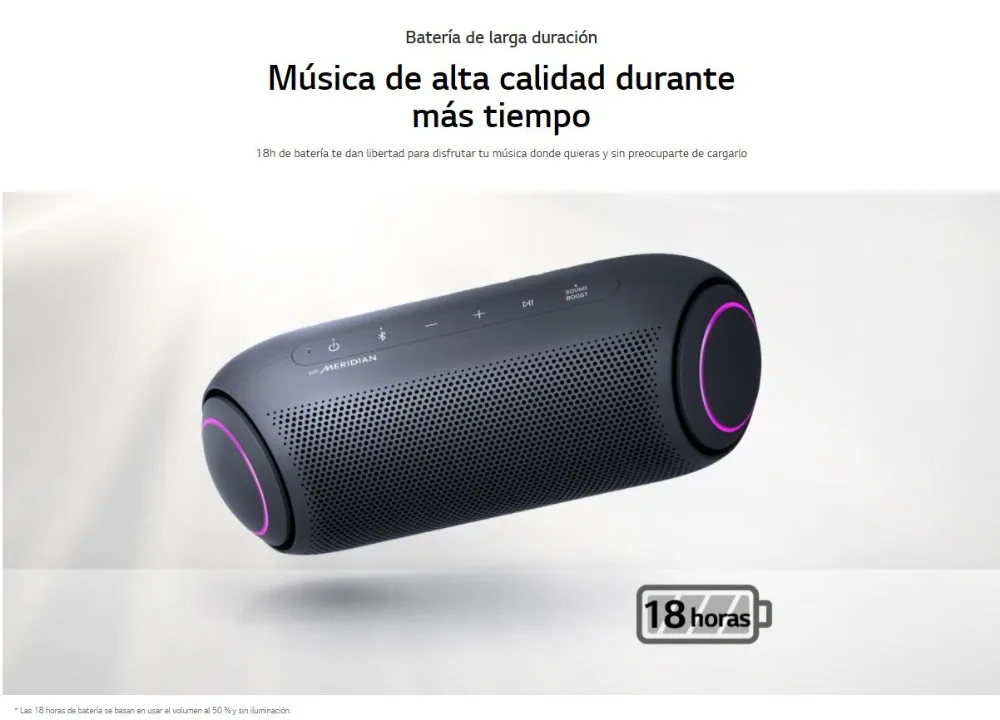 LG XBOOM Go PL5 Portable Bluetooth Speaker with Meridian Audio Technology 7 LG XBOOM Go PL5 Portable Bluetooth Speaker with Meridian Audio Technology 7
