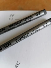 STA-boceto de arte a prueba de agua, rotulador de arte, pigmento delineador a base de agua para dibujar, escribir a mano, escuela, oficina, papelería