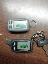 TW 9030 LCD controlador remoto llavero para 2 alarma de coche SISTEMA DE Tomahawk TW9030 /Tomahawk TW-9030 control remoto llavero