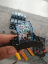 Relay-Switch Coil LED Generalelectromagnetic 110V 220V 12V Withsocket-Base HH52P Dpdtminiature