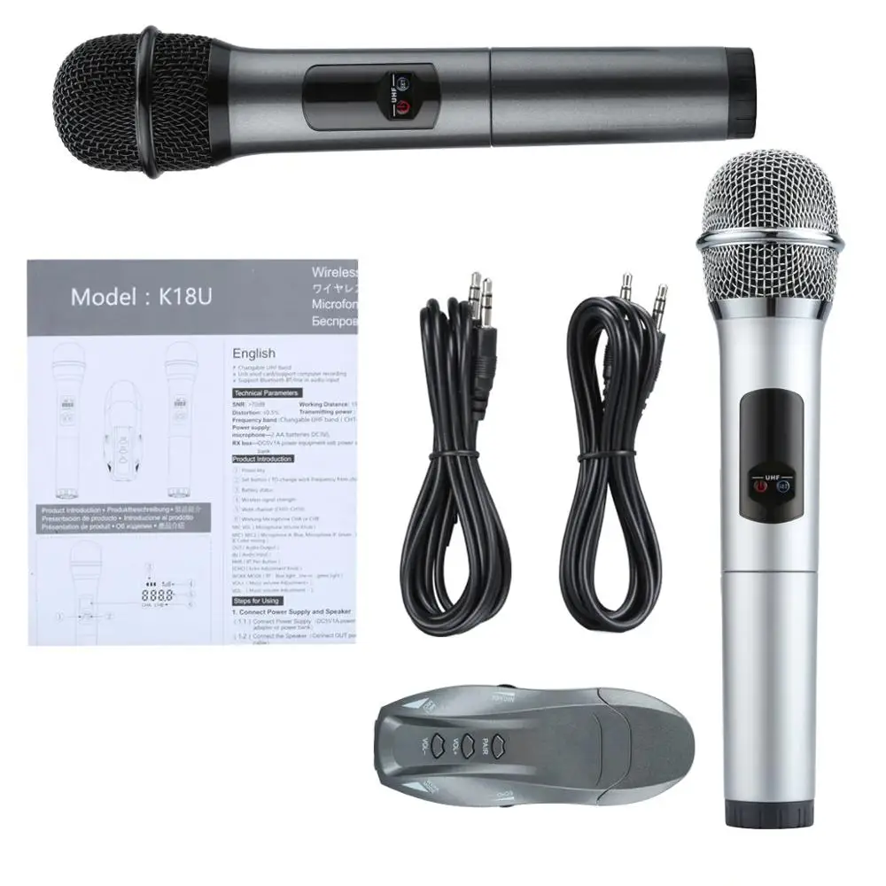 Professional UHF K18U Bluetooth Wireless
