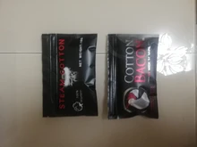 DIYFIX 1 bolsa de cigarrillo electrónico de algodón orgánico tocino de bricolaje de algodón para RDA atomizador tanque RBA de alambre de calefacción algodón Vape
