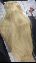 ZZHAIR-extensiones de cabello humano de 16 -28 para mujer, mechones de cabello humano con Clip en 100%, cola de caballo, 140g