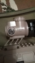 Trijicon-mira holográfica de punto rojo MRO, mira de Caza, Rifle iluminada, equipo de francotirador para mira de Rifle táctico