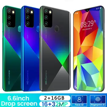 

A90 Smartphone 6.8 Water Drop Screen Smartphone 2+16G 3D Prism Personality Design Dual Card Dual Mode