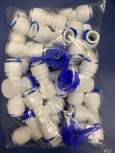 Water-Purifier-Accessories Coupling-Connector Quick-Fitting Aquarium OD Plastic Hose-To-1/4-3/8-