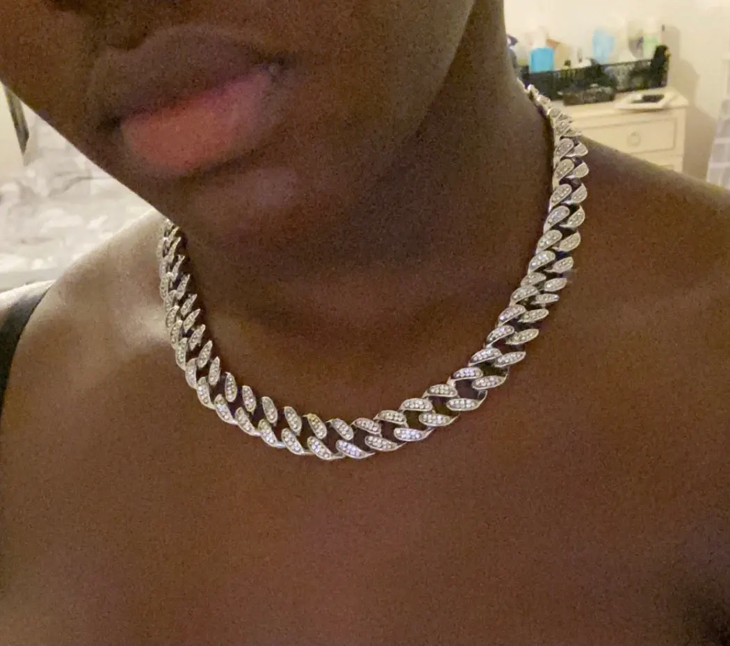 Frosted Cuban Link Chain ! – Barbilious 