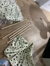 Tipi de Gato con cojín y pizarra para perros, carpa portátil para perros y casas de mascotas, tienda plegable de lona de madera para mascotas, cama para animales pequeños