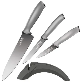 

Set of knives Rondell kronel (3PR) with a sharpener (promo) steel
