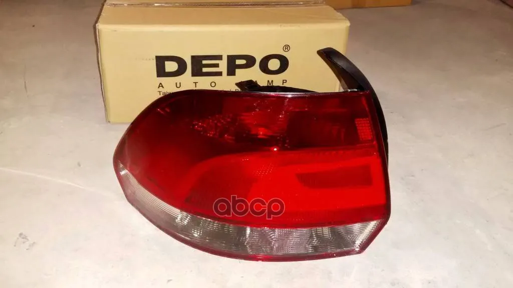 Фонарь Задний Лев Vw: Polo Sedan(09-10) Depo арт. 441-19D1L-LD-U