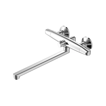 

Смеситель для ванны с длинным изливом с керамическим дивертором, Funk, IDDIS, FUNSBL2i10WA