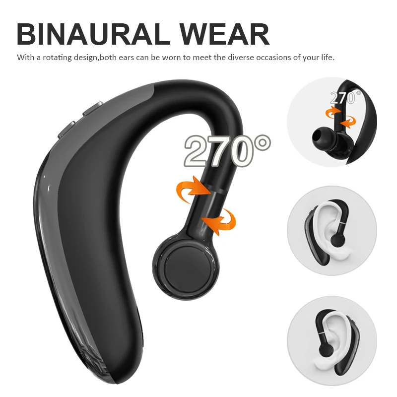 

Bluetooth Earphone Sport Blutooth Earphones Wireless Headphones TWS Wireless Earbuds Ear Phones Hands Free Headset For Running