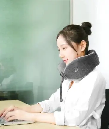 Koop Xiaomi kussen auto massager mijia smart home, gratis naar de kraag Spier Therapie Massager kussen auto van slaap, met infrarred