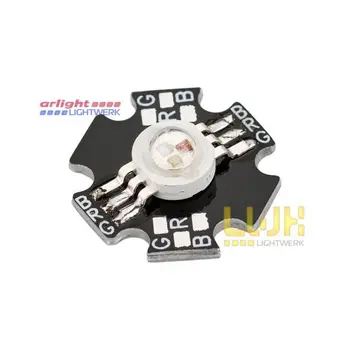 

Powerful led arpl-star-3w-epa-rgb (350ma, w/w) 70 PCs Arlight 022248