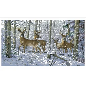 

Набор для вышивания Dimensions Woodland Winter (Олени в зимнем лесу) 35130