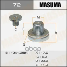 Болт Маслосливной A/T Masuma Toyota Masuma арт. 72