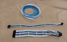 Expandable Sleeving Cable-Wire Braided Snakeskin Flat 16MM Black Blue Green 10MM 12MM