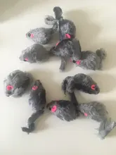 10pcs/lot Mini Colorful Cat Toys Plush False Mouse Toys for Cats Kitten Animal Funny