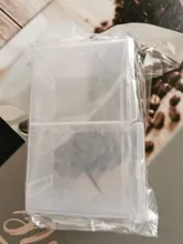 Microblade de doble-capa de malla transparente hoja de algodón caja de almacenamiento de algodón de maquillaje caja de almohadilla algodón de maquillaje recipiente para bastoncillos tatuaje Accesorios