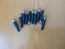 Female Jack Connector Plugs Screw-Nut Panel-Mount Power-Socket Plastic DC022 10PCS 5pairs