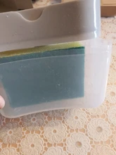 Dispensador de detergente líquido 2 en 1, caja de jabón líquido con prensa, organizador de bomba con esponja, herramienta de cocina, suministros de baño