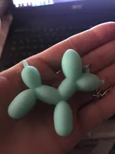 Nuevo creativo de dibujos animados globo de Llavero perro colgante anillo de hombres y mujeres par bolsa de llavero colgante venta al por mayor